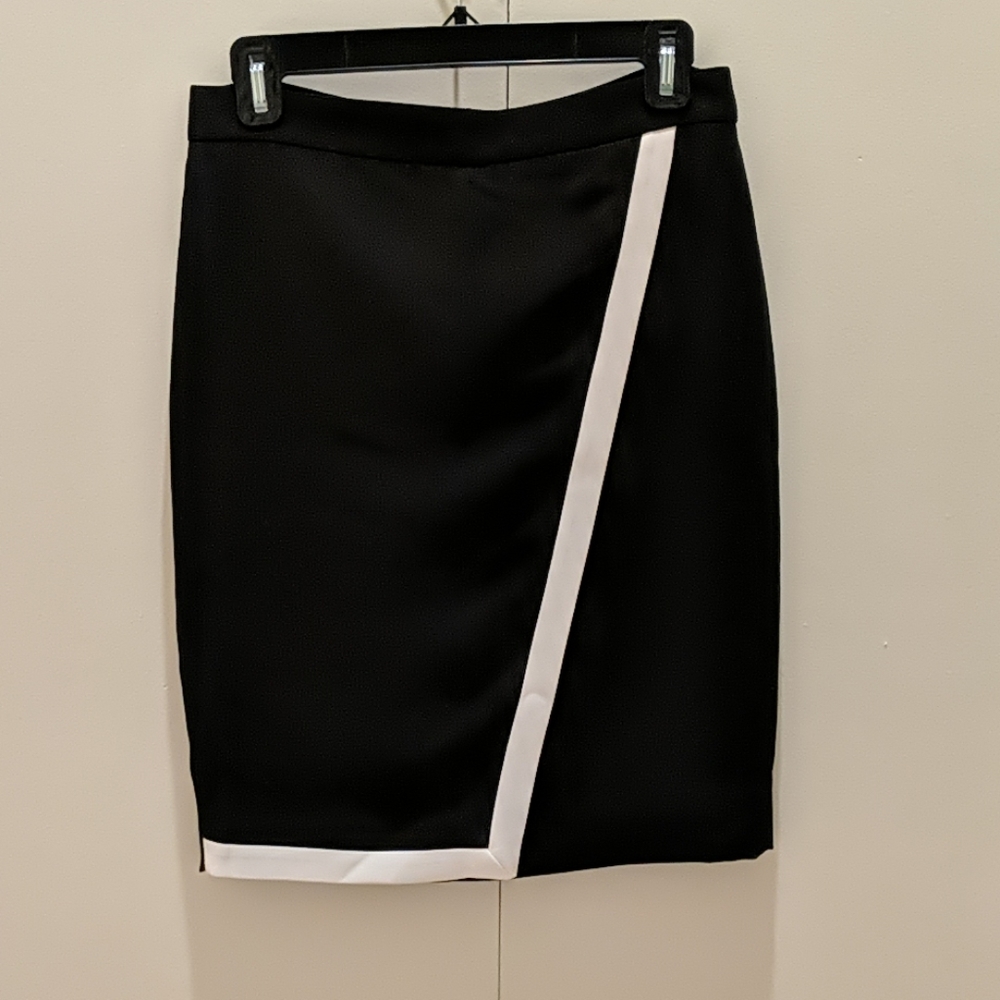 J Crew Black and white skirt